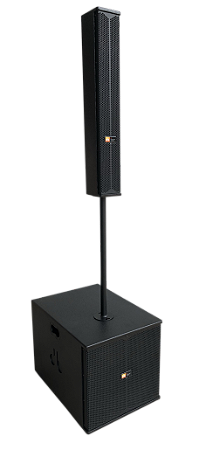 Sistema de Som Subwoofer Ativo dB Active 118-1600W + Torre Vertmix 604
