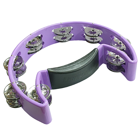 Pandeiro Meia Lua Liverpool Roxo Profissional PML001RX