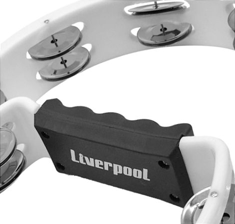 Pandeiro Meia Lua Liverpool Branco Profissional PML001BC