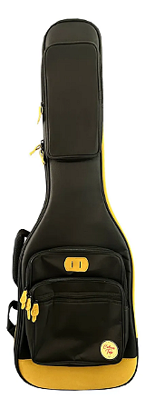 Gig Bag Guitarra Reforçada Tagima Solid Trip Yellow Black