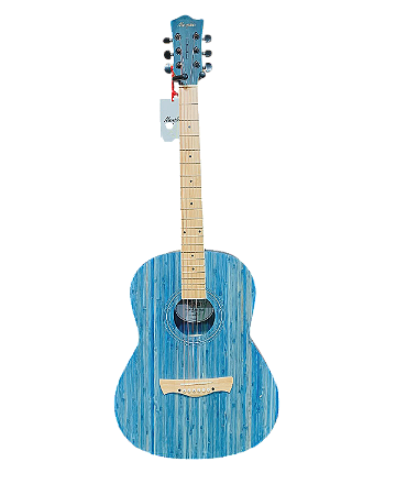 Violão Elétrico Memphis Naturale All Solid Bambu Azul TBLS