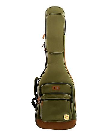 Gig Bag De Guitarra Tagima Solid Trip Reforçada Green Brown