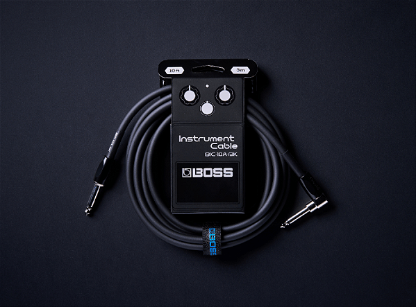 Cabo Boss Para Instrumento P10 x P10L de 3m Preto