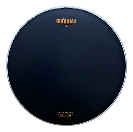 Pele de Bateria Williams AA Filme Duplo Coated Preta  13"