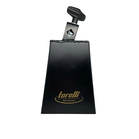 Cowbell Profissional Torelli 6 Pol Preto Com Clamp TO051
