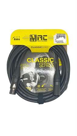 Cabo Balanceado MAC 4,57M XLR+XLR Classic MC15XB