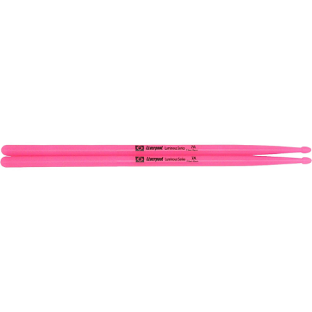 Baqueta 7A Liverpool Luminous Series Neon Fluorescente Pink