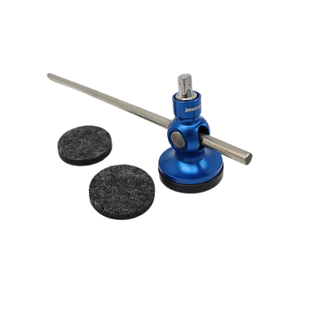 Batedor Pirulito Liverpool Regulável Em Alumínio Azul