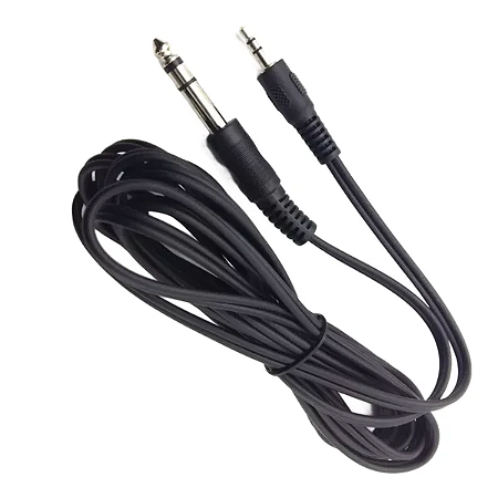 Cabo Auxiliar de Áudio MXT P10 Stereo X P2 Stereo Níquel 2m