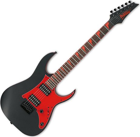 Guitarra 6C RG GIO Black Flat Ibanez RG Series GRG131DX-BKF