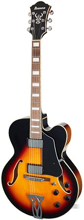 Guitarra Ibanez Semi Acústica  AF75BS Sunburst