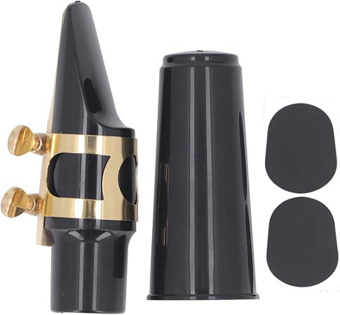 Kit Boquilha,  Abraçadeira, Tampa para Sax Soprano Pro Fire
