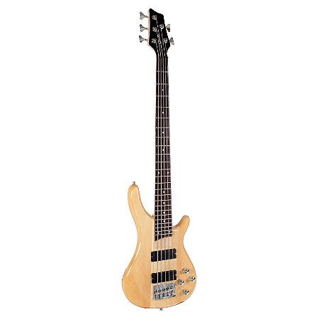 Baixo 5 Cordas Ativo Giannini GB205A Standard Natural Gloss