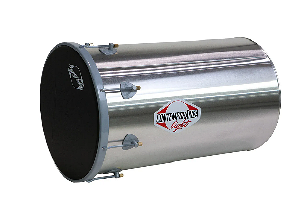 Tantam 14"x 60 Contemporânea Light Em Alumínio Pele Napa