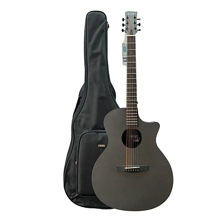 Violão Seizi Smart Studio 41" Black  HPL Spruce