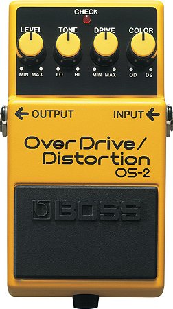 Pedal Overdrive Distorção Boss OS-2