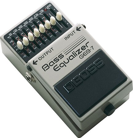 Pedal Efeito Para Contrabaixo Boss GEB-7 Equalizado 7 Bandas