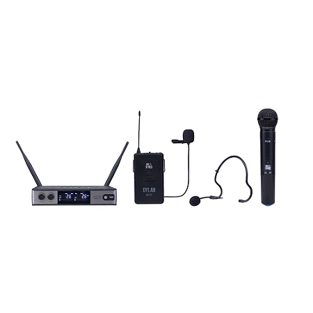 Sistema de Transmissão Sem Fio Dylan Udx-05 30 Canais Uhf