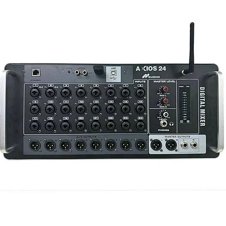 Mesa de Som Digital 24 Canais 8 Aux Duonn AXIOS 24