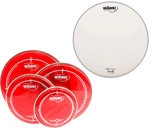 Kit Peles Williams Target Red 10, 12, 16 + WC1 Coated 14"