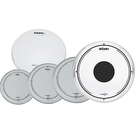 Kit Peles Williams Target Clear 10, 12, 14, 16 e 22 + WC1 14