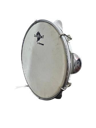 Pandeiro Sambrasil 10 Pol Pele Animal Banco By Livepool