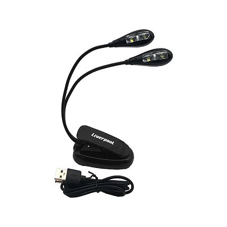 Luminária Dupla Liverpool Led Para Estante de Partitura