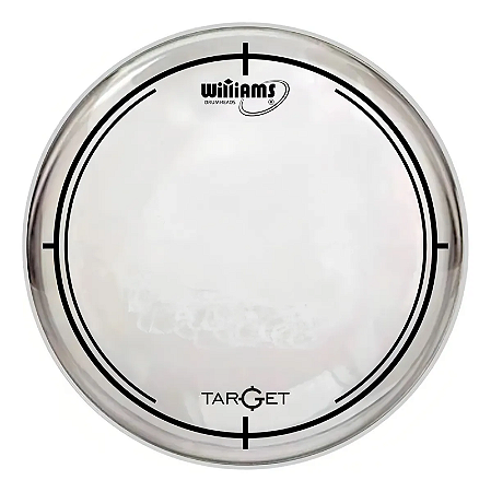 Pele de Bateria Williams Target Clear Filme Duplo M188 14"