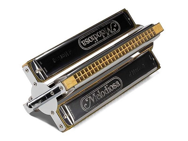 Gaita de Boca Tremolo Hering Carambola 4  C, D, F e G