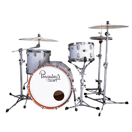 Bateria Pinguim By Torelli Pollar com Ferragens Madrepérola