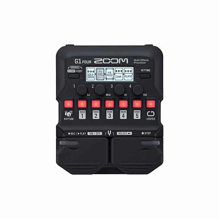 Pedal de Guitarra Multi-Efeitos Zoom-G1