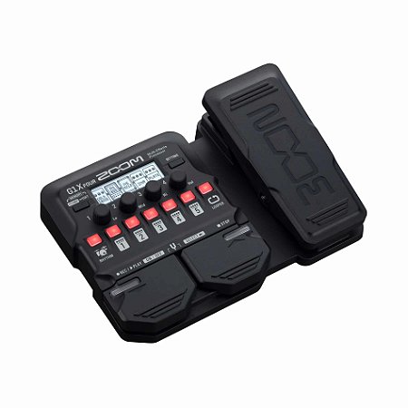 Pedal de Guitarra Multi-Efeitos Zoom-G1X Com Pedal Expressão