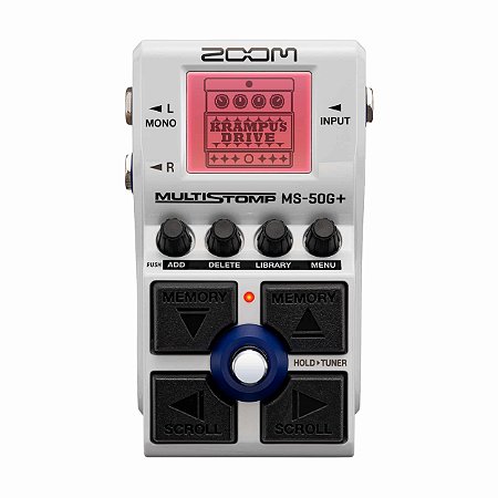 Pedal De Guitarra Multi-Efeitos Stompbox Zoom Ms-50g+