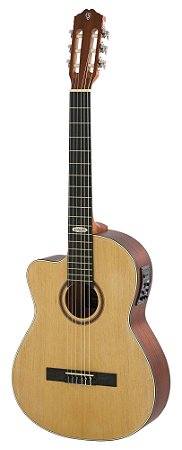 Violão Elétrico Nylon Canhoto Strinberg SC200C NS LH Fosco