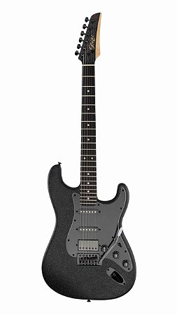 Guitarra Seizi Fun Katana Musashi HSS Midnight Black Sparkle