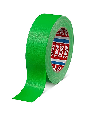 Fita Tecido Gaffer Tape Tesa 24mmX5m Verde Fluorescente