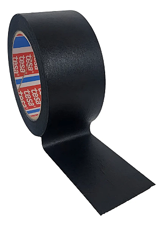 Fita Crepe Preta 4323 Profissional 50mmx50m Tesa