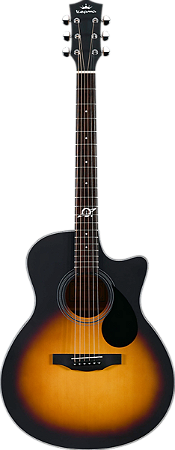 Violão Acústico Kepma EAC Plus 3TSM Com Bag