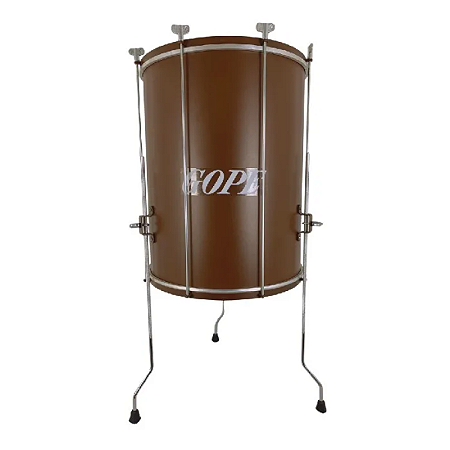 Surdo Gope Alumínio Tripé 60cmx18" 6 Afin. Linha Melanina