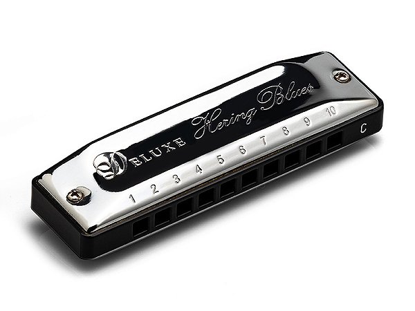 Gaita de Boca Diatônica Hering Blues Deluxe Dó
