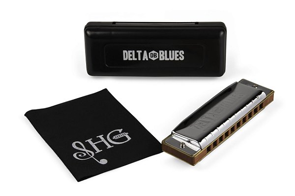 Gaita de Boca Diatônica Hering Delta Blues Dó