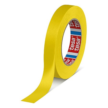 Fita Tecido Gaffer Tape Tesa 24mm X 25m Amarela Fluorescente