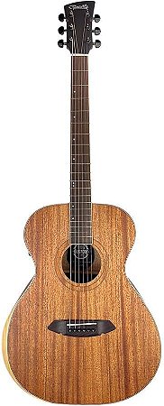 Violão Tonante Quartzo Tampo Sólido EQ 4 Bandas Mogno Fosco