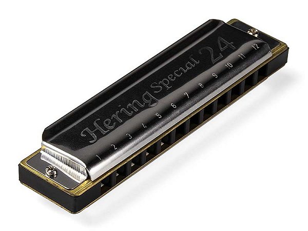 Gaita de Boca Diatônica Hering Special 24 Dó