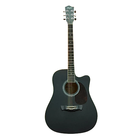 Violão Folk Elétrico Memphis Tagima Ad-18 Aço Cutaway Black