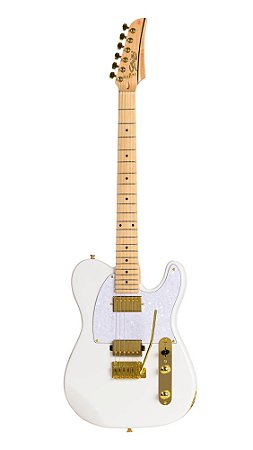 Guitarra Seizi Katana Kabuto Telecaster White Gold