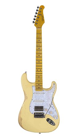 Guitarra Seizi Vintage Budokan Sign Ozielzinho Rising Sun