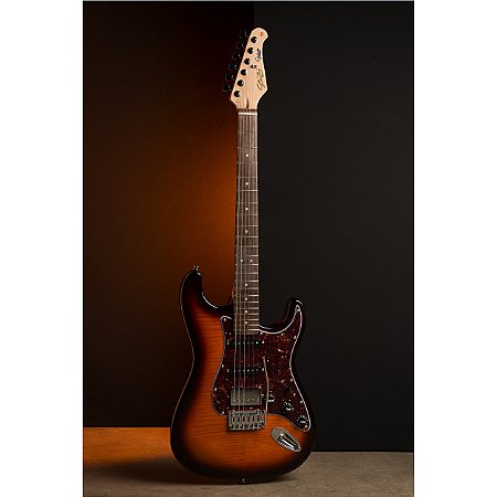 Guitarra Seizi Vintage Budokan Plus Ozielzinho Flammed SB