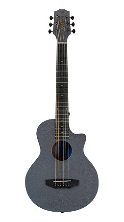 Violão Seizi Fun Panda Aço Acústico Space Grey Sparkle