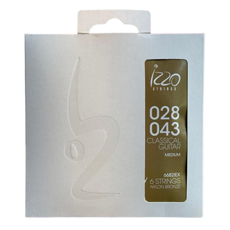 Encordoamento Para Violão Nylon Prata Tensão Média By SG